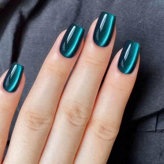 Peacock Teal Cat Eye