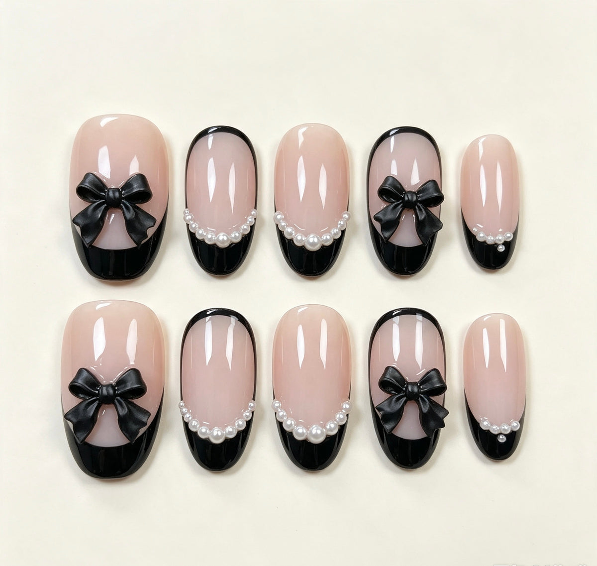 Noir Bow Coquette