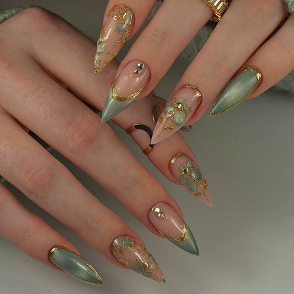 Sage Gilded Flora