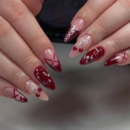 Cherry Ribbon Rendezvous